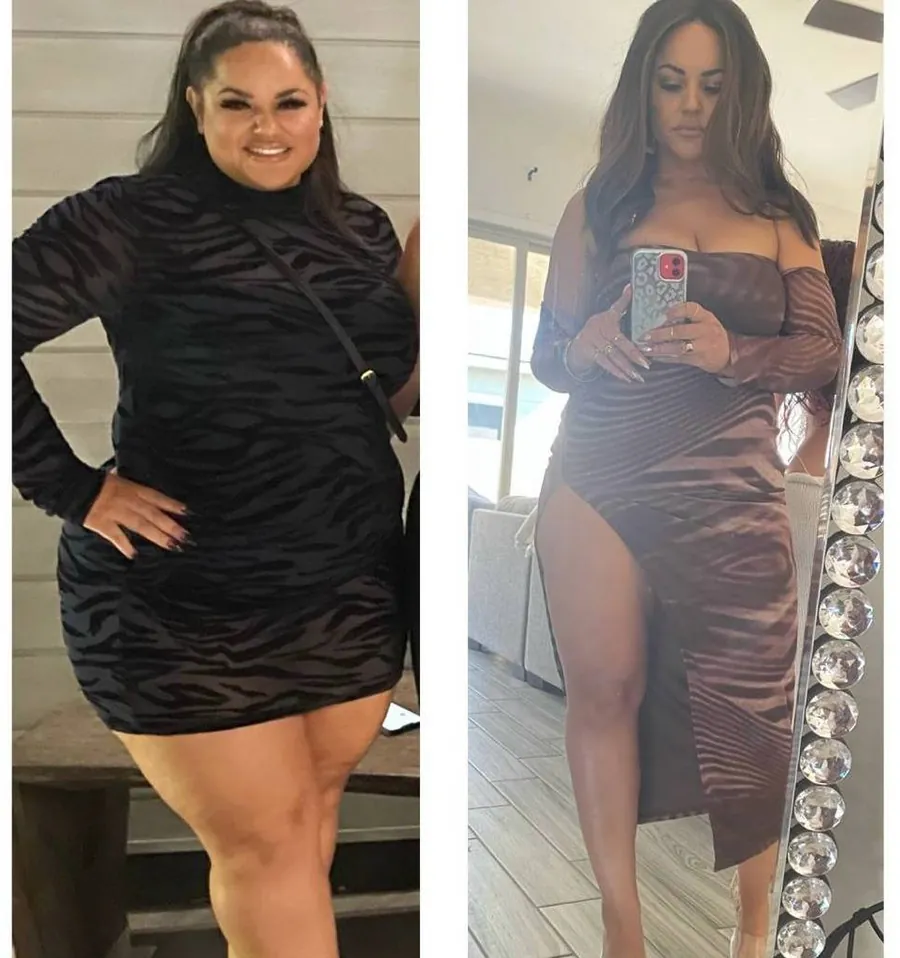 Member before and after side-by-side