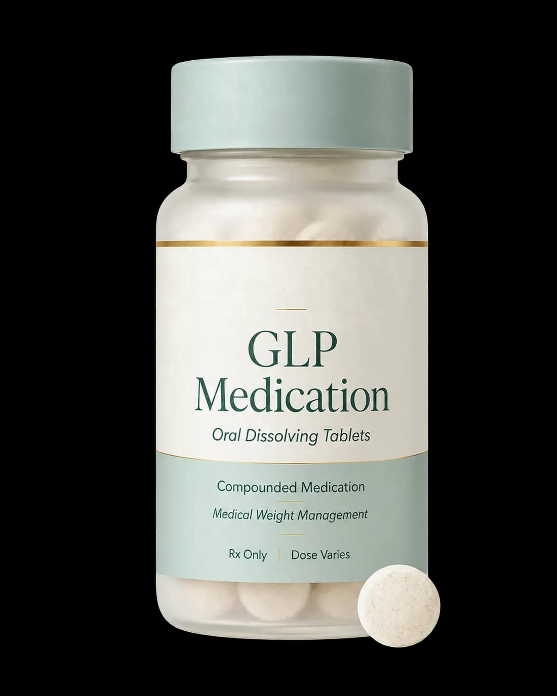 Jive Health oral dissolving GLP-1 tablets bottle
